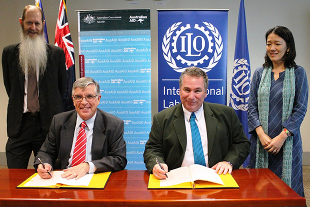 Australia-ILO Sign Agreement for livelihood support to Pablo-hit areas.