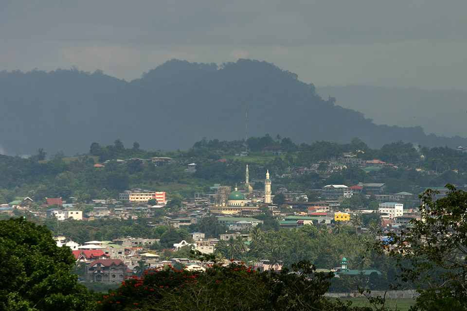 The City of Marawi during happier times. Downtown Marawi City, October 2004. MindaNews photo by Bobby Timonera