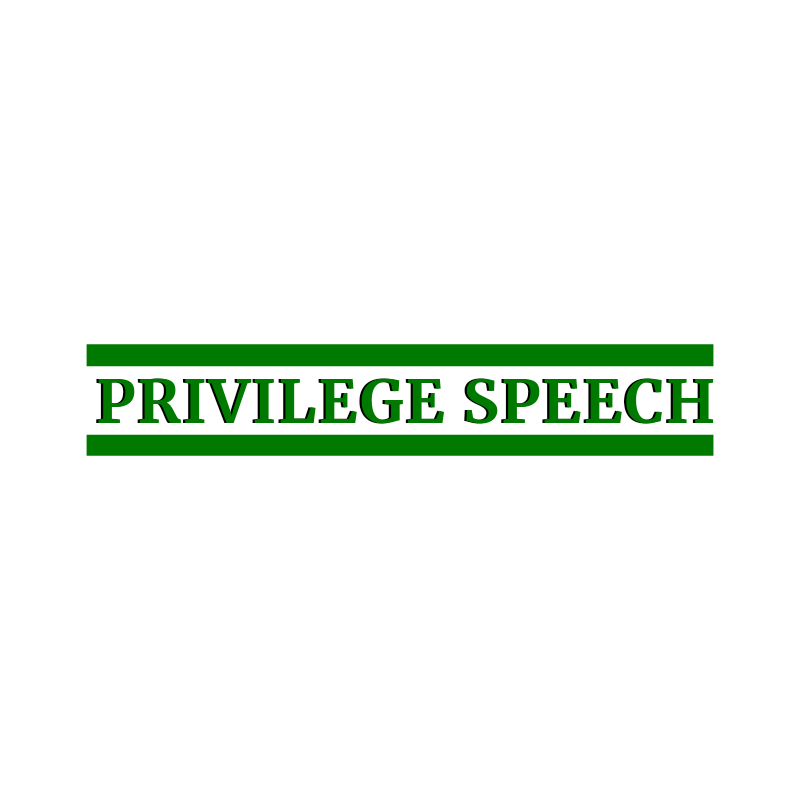 privilege speech