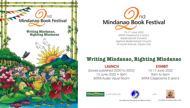 The second Mindanao Book Festival will open in Davao City on June 13th