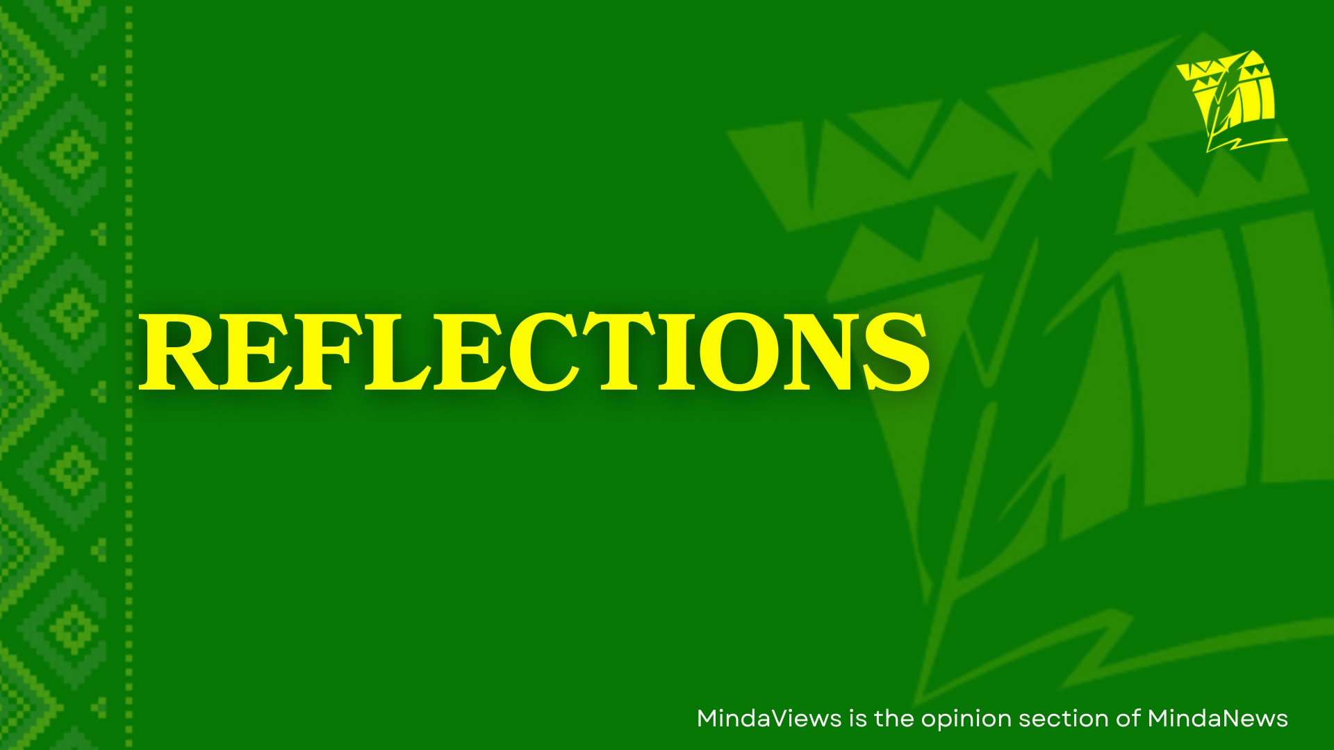 reflections mindaviews column